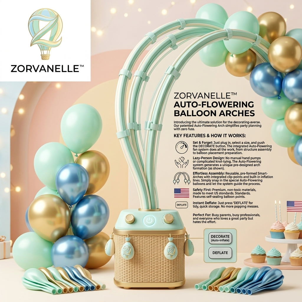 ZORVANELLE™ Auto-Flowering Balloon Arch System