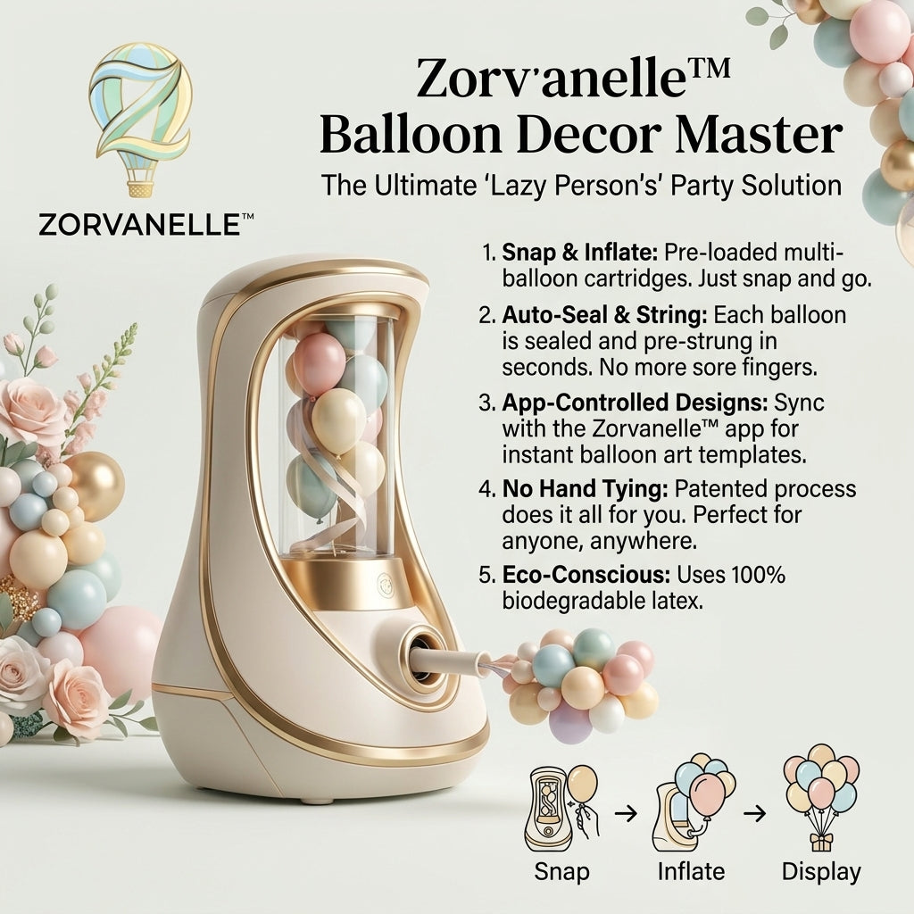 Zorvanelle™ Balloon Decor Master